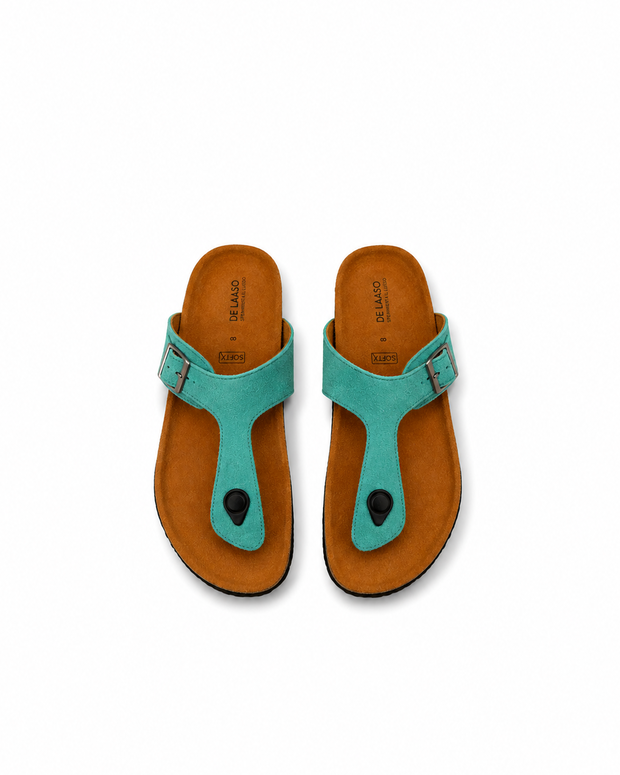 Suede Cork Sandal