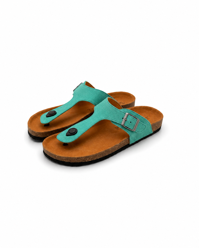 Suede Cork Sandal