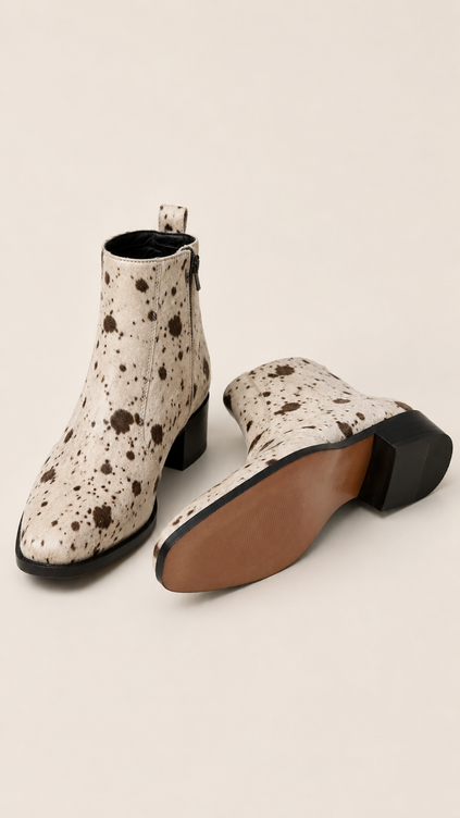Ponyhair boots